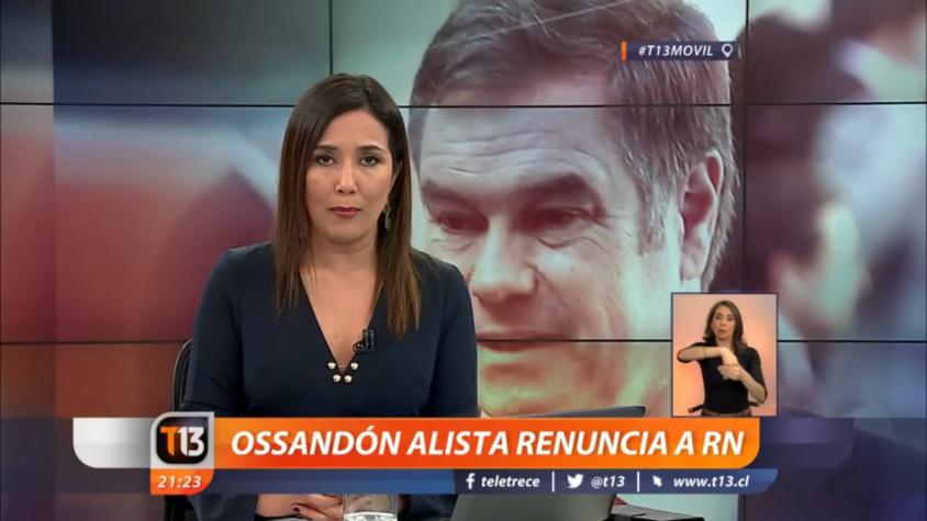 [VIDEO] Manuel José Ossandón alista su renuncia a RN