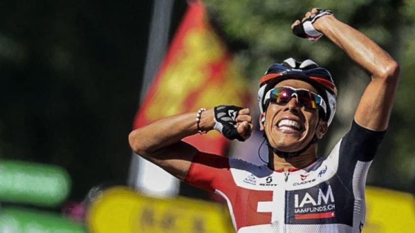 El ciclista colombiano Jarlinson Pantano gana su primera etapa en el Tour de Francia