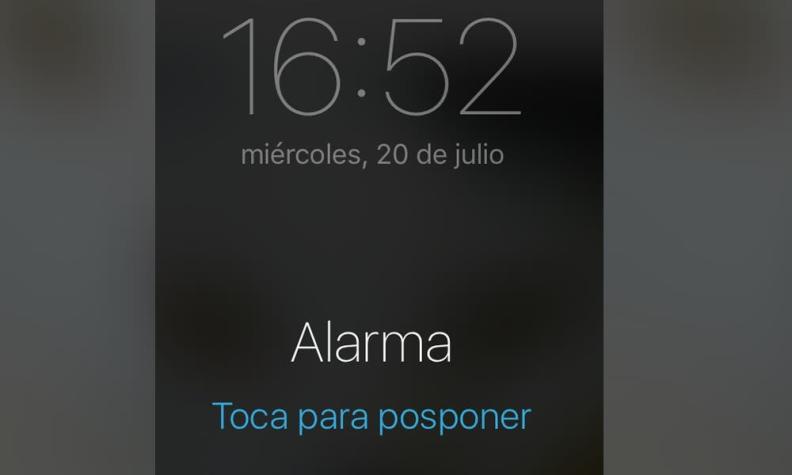 Alarma en 20 discount minutos