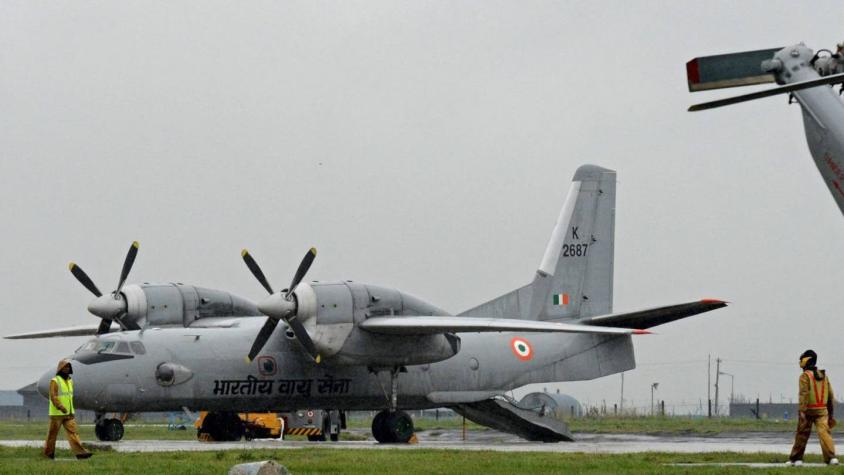 Un avión de la fuerza aérea india desaparece con 29 personas a bordo