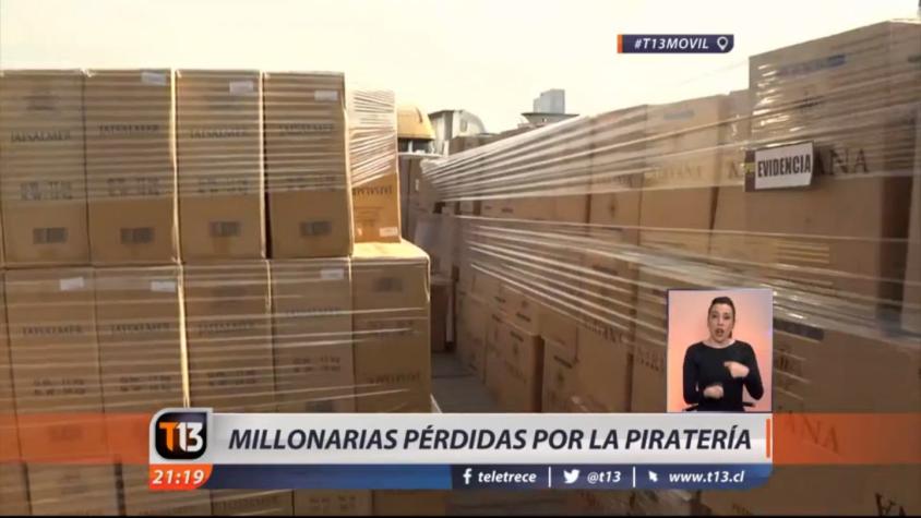 [VIDEOS] Piratería en Chile este año, ya supera al total del año pasado