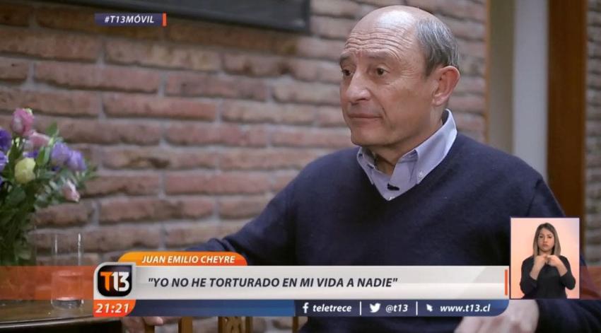 [VIDEO] Juan Emilio Cheyre: "No he violado los derechos de nadie, ni ahora, ni nunca"