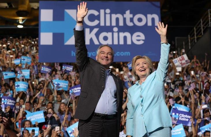Demócratas nominan a Tim Kaine como candidato a vicepresidente de Clinton