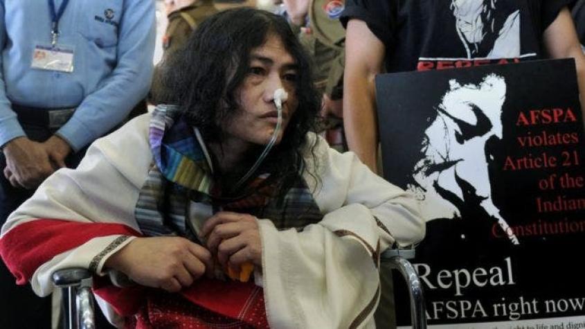 Irom Sharmila, la activista que decidió poner fin a su huelga de hambre de 16 años