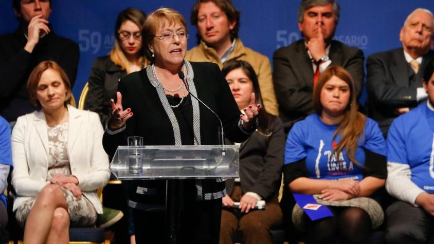 Michelle Bachelet en aniversario DC: “No ha sido fácil generar consenso en el Gobierno"