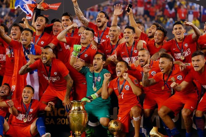 La selección chilena sigue en el Top 5 del ranking de la FIFA