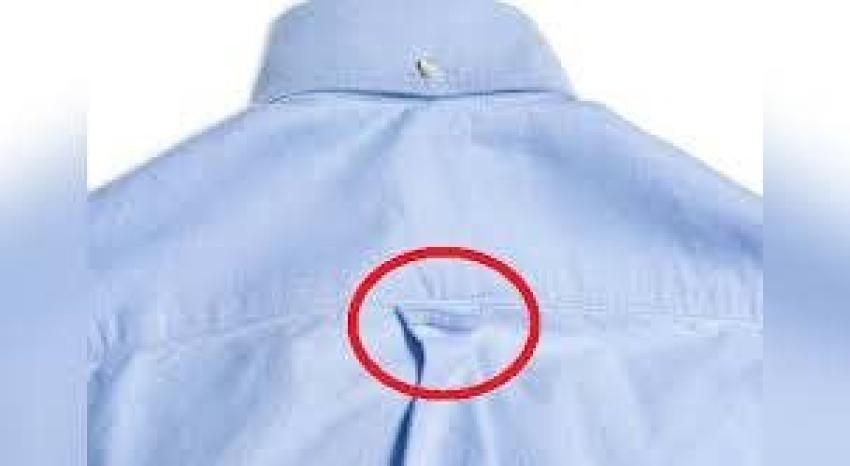 La impensada función que tiene el tradicional gancho ubicado en la parte posterior de la camisa