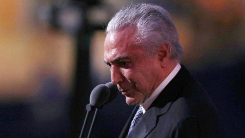 Brasil: Temer pidió apoyo financiero a empresario preso por corrupción