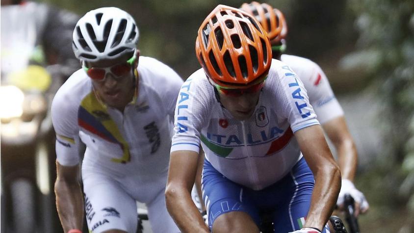 Ciclista italiano se rompe la clavícula en prueba de ruta de Río 2016