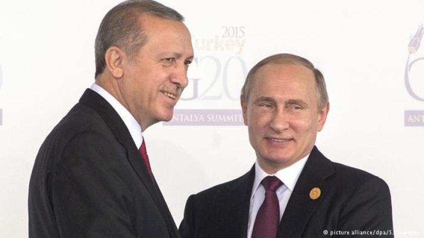 Erdogan se reunirá con Putin en San Petersburgo