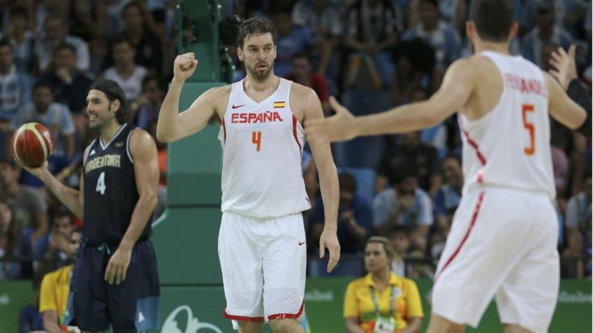 España derrota a Argentina y deja fuera a Brasil del básquetbol olímpico en Río 2016
