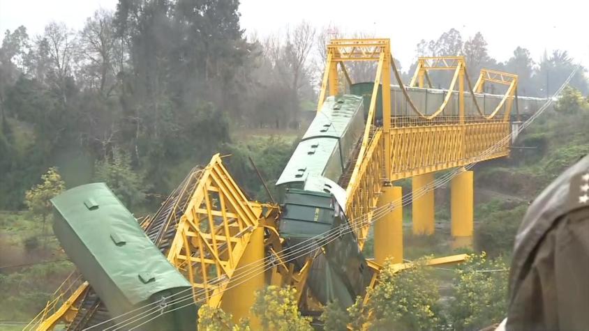 ¿Por qué se cayó el puente ferroviario de Pitrufquén?