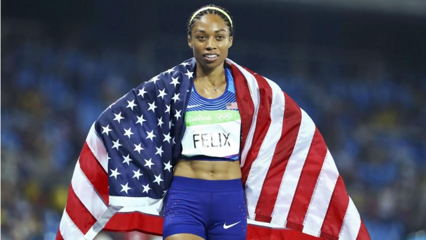 Allyson Felix gana su sexto oro olímpico en victoria de Estados Unidos en relevos 4x400
