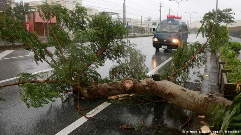 Evacuan a 6.000 japoneses ante llegada de tifón “Kompasu”