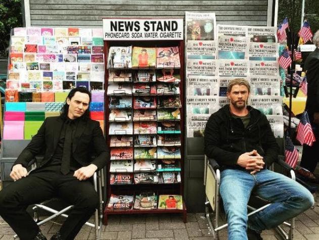 Chris Hemsworth y Tom Hiddleston revolucionan Australia con las grabaciones de "Thor: Ragnarok"