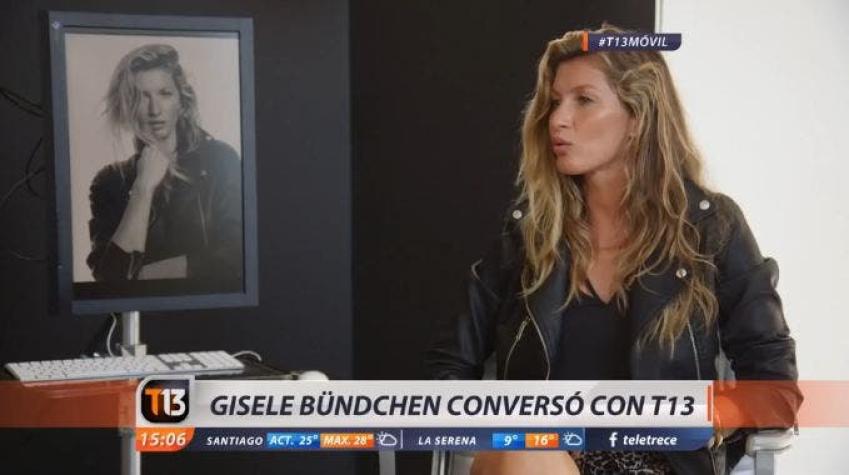 [VIDEO] Gisele Bündchen: las revelaciones de la supermodelo brasileña a T13