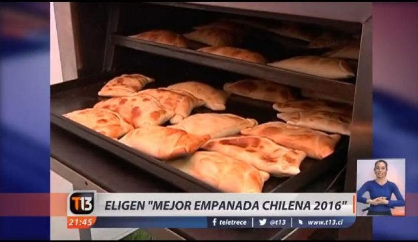 [VIDEO] Eligen la "Mejor Empanada Chilena 2016"