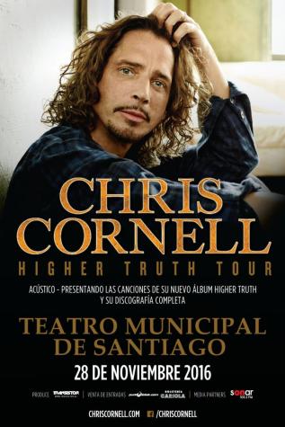 Chris Cornell atiende al fanatismo chileno y añade nueva fecha en su paso por el Teatro Municipal