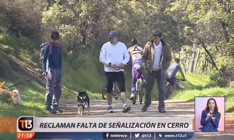 [VIDEO] Reclaman fallas de seguridad en cerro Manquehue
