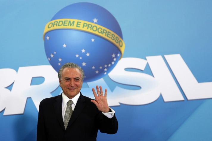 Michel Temer asume la presidencia de Brasil tras destitución de Rousseff