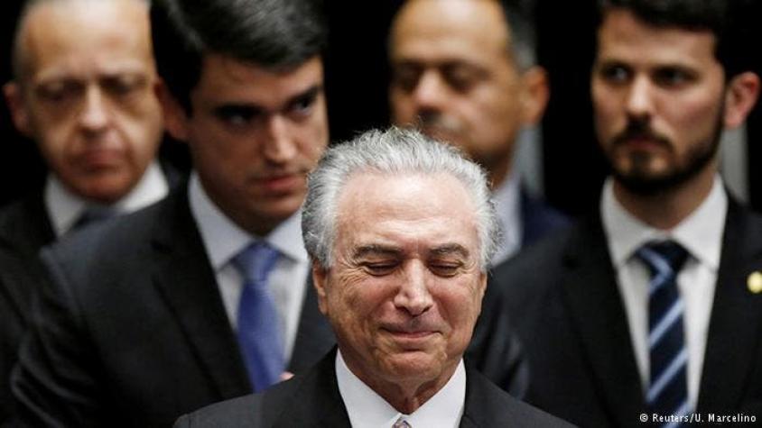 Temer jura como presidente de Brasil