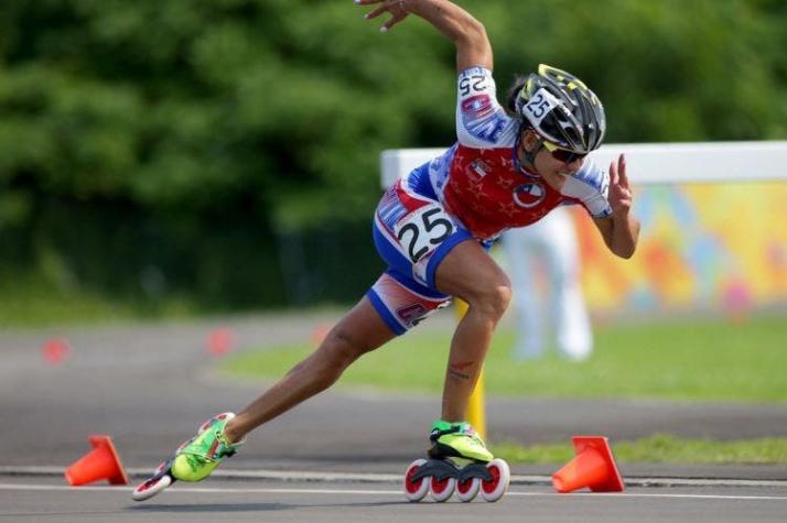 María José Moya otra vez brilla: Es campeona mundial en 100 metros patín en  China