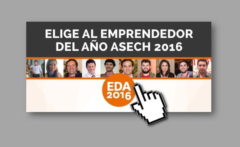 ASECH y T13 invitan a votar por el “Emprendedor del Año 2016”