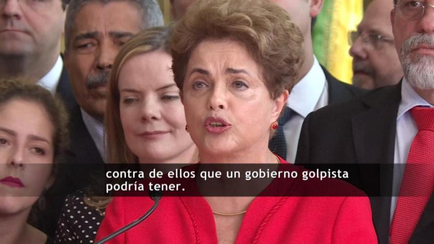 T13 en Brasil: Rousseff lanza contraofensiva al impeachment y pide nuevo proceso