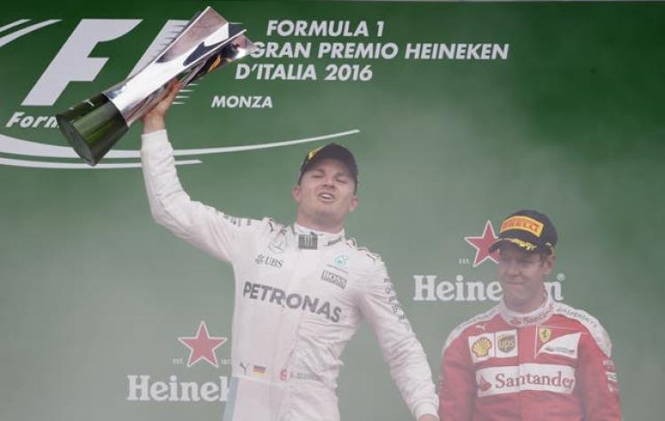 Fórmula 1: Rosberg gana en Monza y se coloca a dos puntos de Hamilton