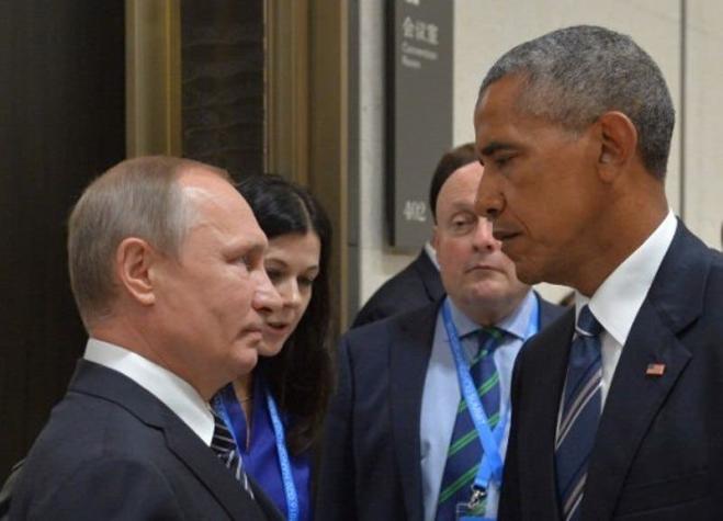 [FOTOS] La dura mirada de Obama a Putin que se viralizó en redes sociales