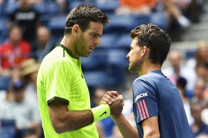 Del Potro avanza a cuartos de final del US Open por retiro de su rival