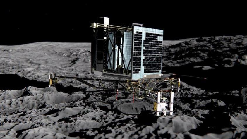 Sonda espacial Rosetta encontró al robot Philae posado en el cometa 67P