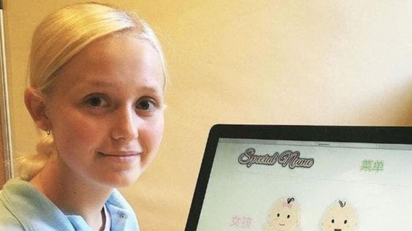 La niña que ganó miles de dólares poniéndoles nombres ingleses a bebés chinos