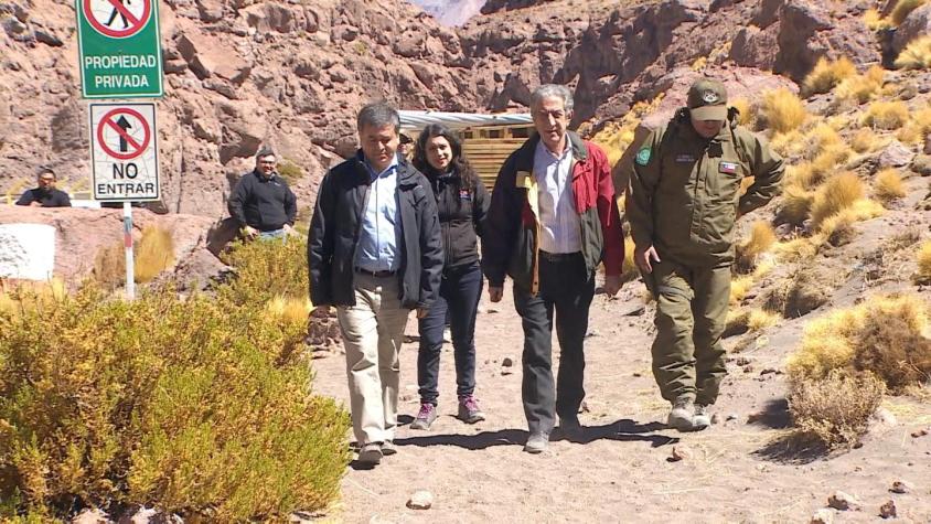 Parlamentarios chilenos visitaron las aguas del río Silala