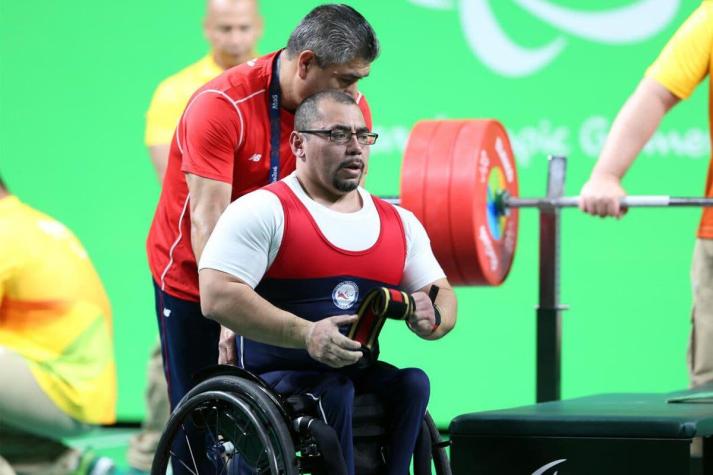Pesista chileno Juan Carlos Garrido no pudo registrar marca en Juegos Paralímpicos