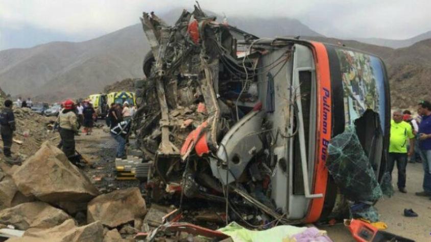 Un accidente deja dos muerto y cerca de 31 heridos en Tocopilla