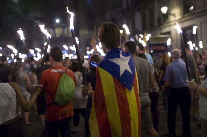Grandes manifestaciones en Cataluña para impulsar la secesión de España