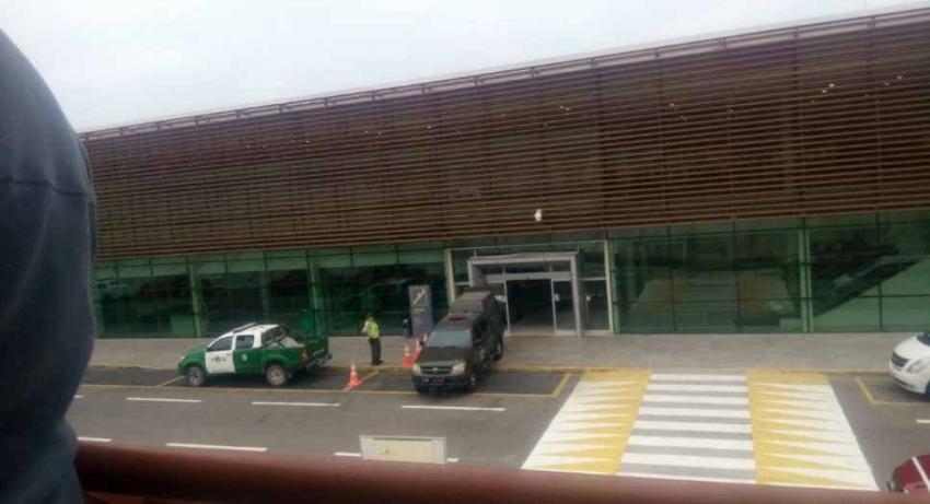 Aeropuerto de Iquique es evacuado por hallazgo de paquete sospechoso