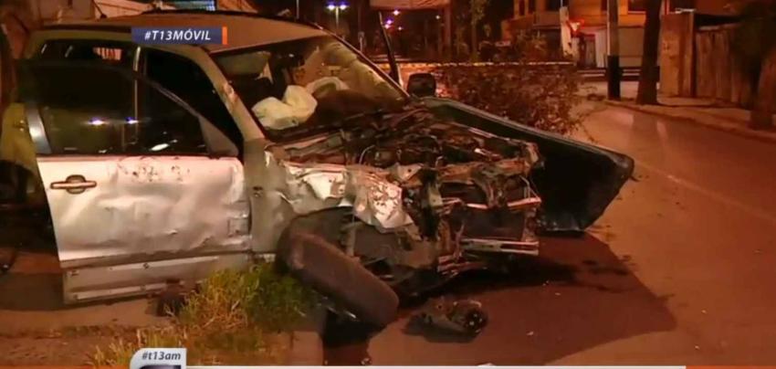 Conductora ebria choca su camioneta contra casa en Lo Prado