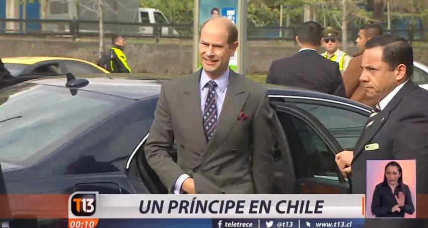 Visita real: Así fue el paso del Príncipe Eduardo por Chile