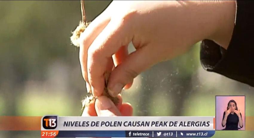 [VIDEO] Niveles de polen causan peak de alergias