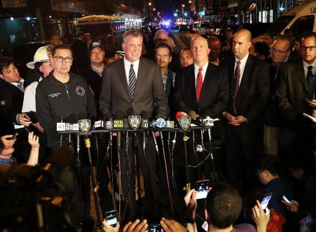 Alcalde de Nueva York: "No hay pruebas de vínculos terroristas en la explosión"