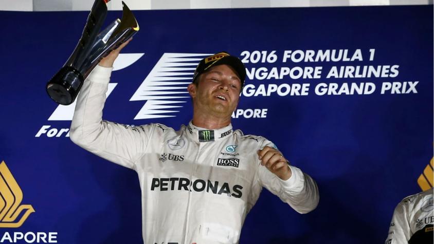 Nico Rosberg gana GP de Singapur y es el nuevo líder de la Fórmula 1