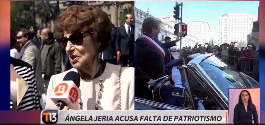 [VIDEO] Angélica Jeria acusa "falta de patriotismo"
