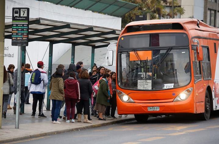Transantiago: anuncian plan de mantenimiento para tres mil paraderos en la región Metropolitana