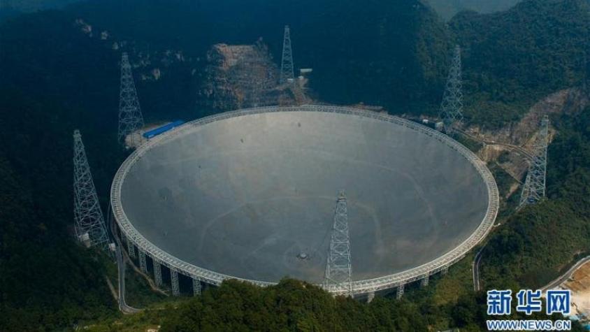 El mayor radiotelescopio del mundo empieza a funcionar en China