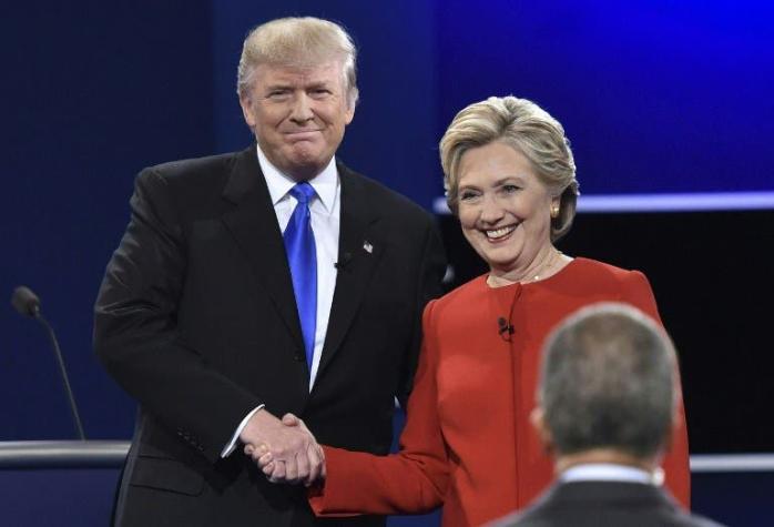 Primeras encuestas dan como ganadora a Hillary Clinton del debate en EEUU