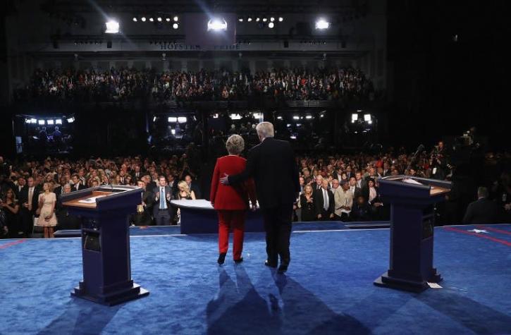 Estados Unidos: El debate de Trump y Clinton en cifras