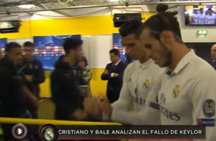 [VIDEO] Registro muestra a Cristiano Ronaldo y Bale criticando a Keylor Navas por gol ante Borussia