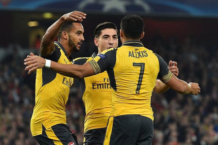 [VIDEO] Arsenal vence a Basilea en Champions con dos asistencias de Alexis Sánchez